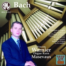 Vincent Warnier - Bach - Oeuvres d'orgue